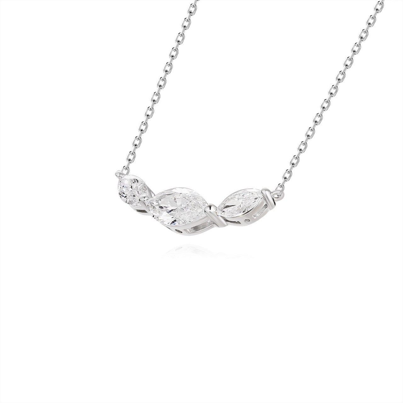 Arc Marquise Necklace