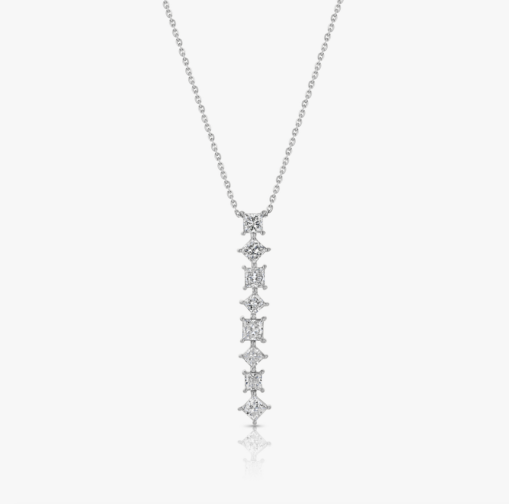 One & Only Princess Vertical Bar Necklace
