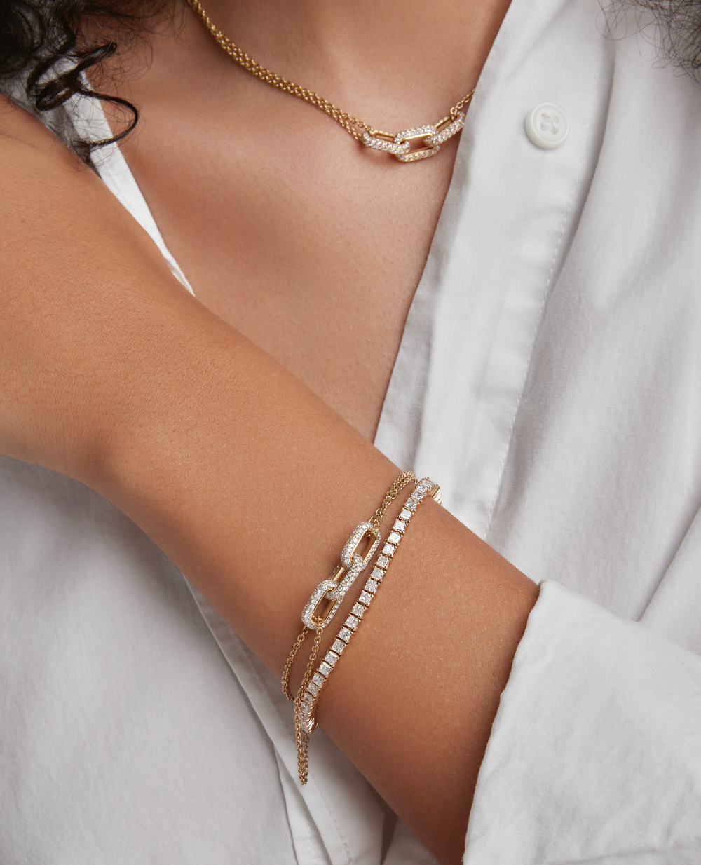 Kizuna Double Chain Bracelet