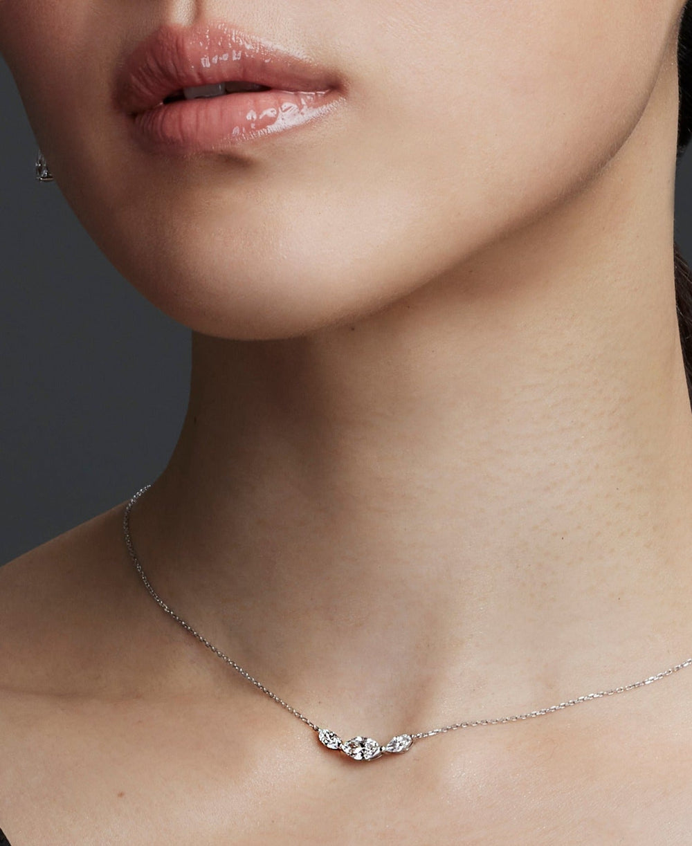 Arc Marquise Necklace