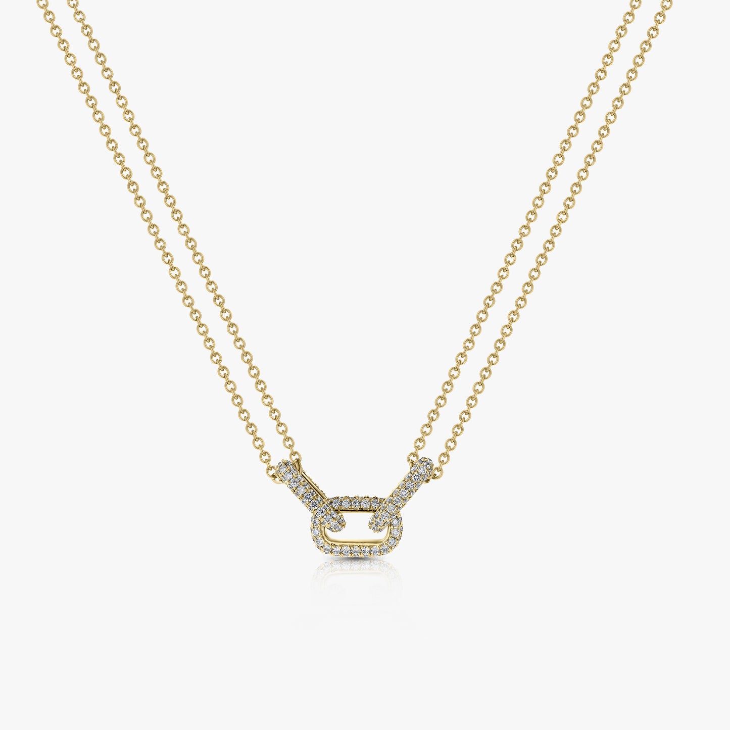Kizuna Double Chain Necklace
